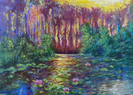 Lotus Lake 8x10 Original